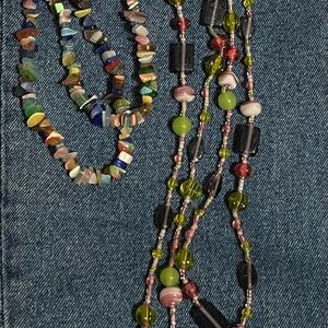 Multicolor Beaded Necklace Set